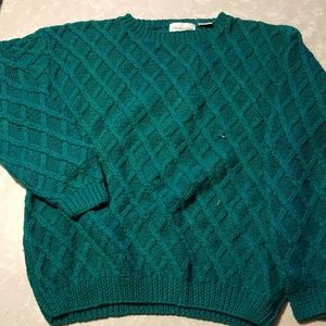 Dark green sweater